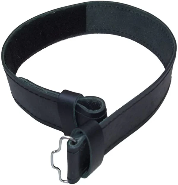 Black Plain kilt Belt