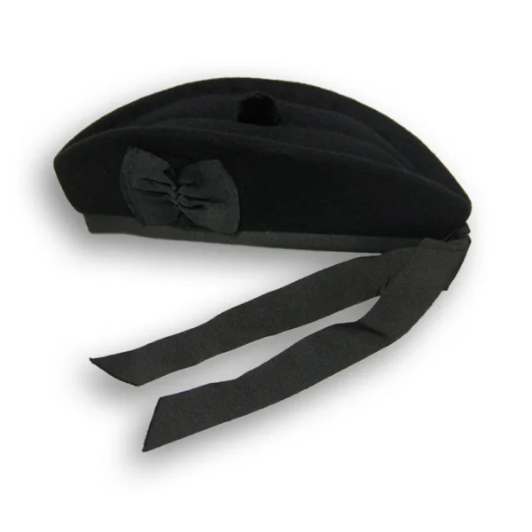 Glengarry Hat Plain Black