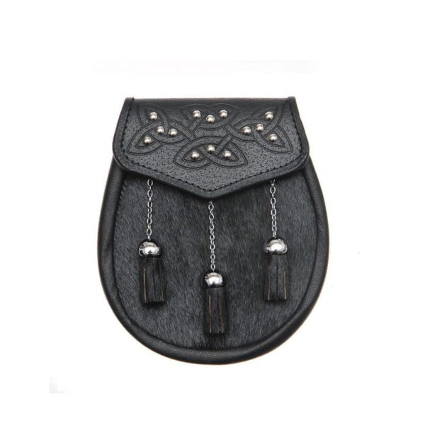 Semi Dress Black Calfskin Sporran