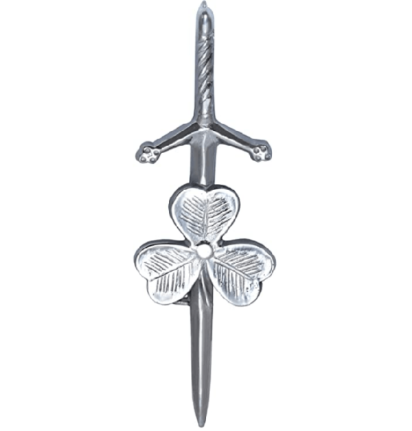 Shamrock Kilt Pin